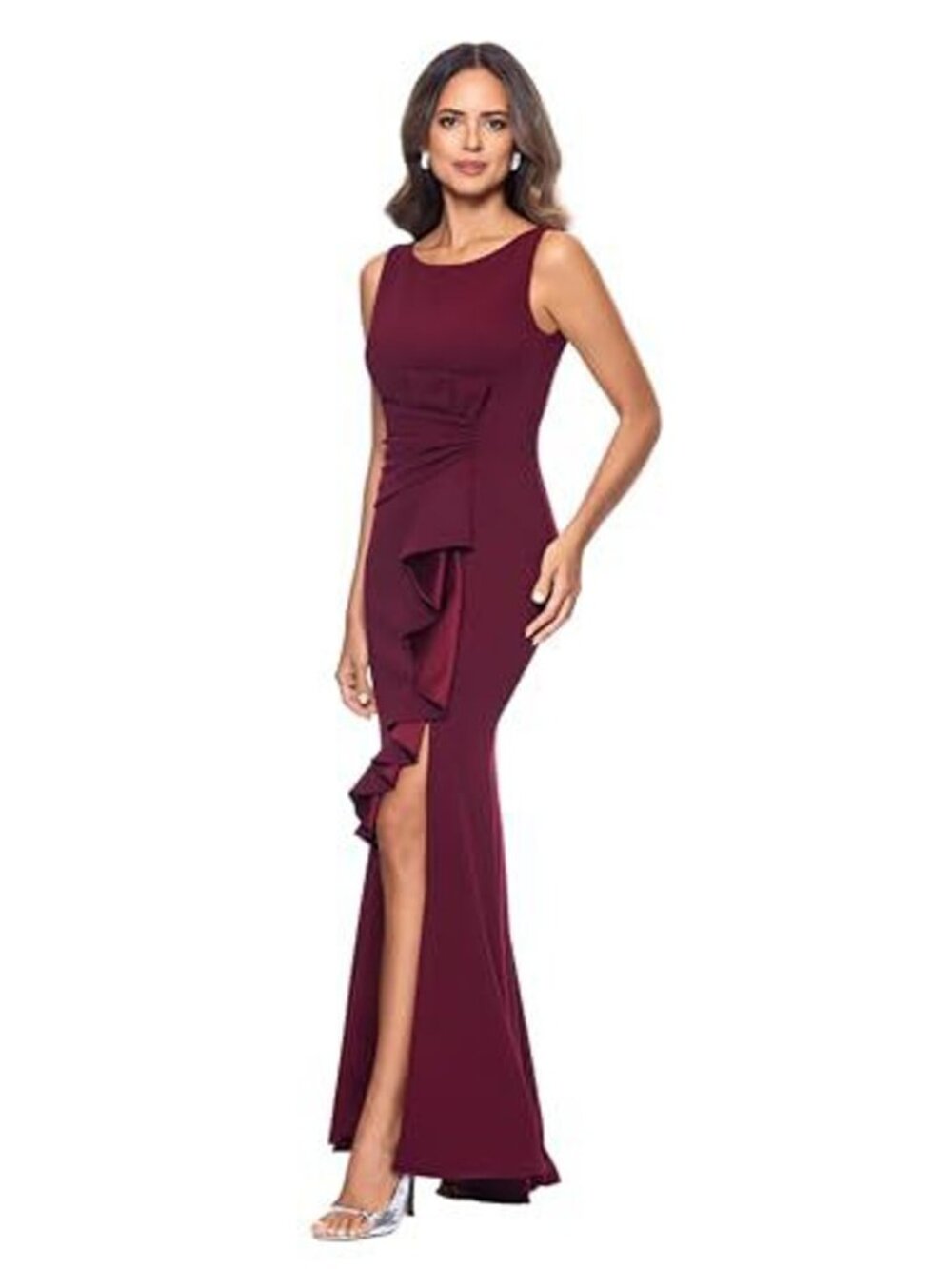 Betsy & Adam Bordeaux Bodycon Size 4 - 1502